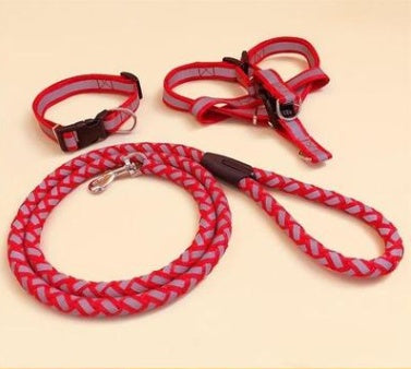 Reflective Dog Leash - 3 Piece Set