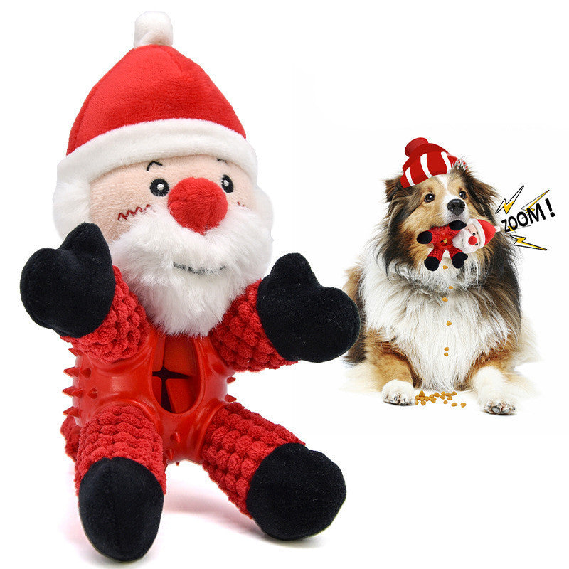 Christmas Santa Dog Toy