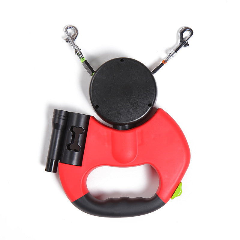 Dual Retractable 360° Twist Leash