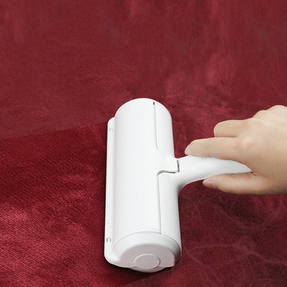 Pet roller sticking device