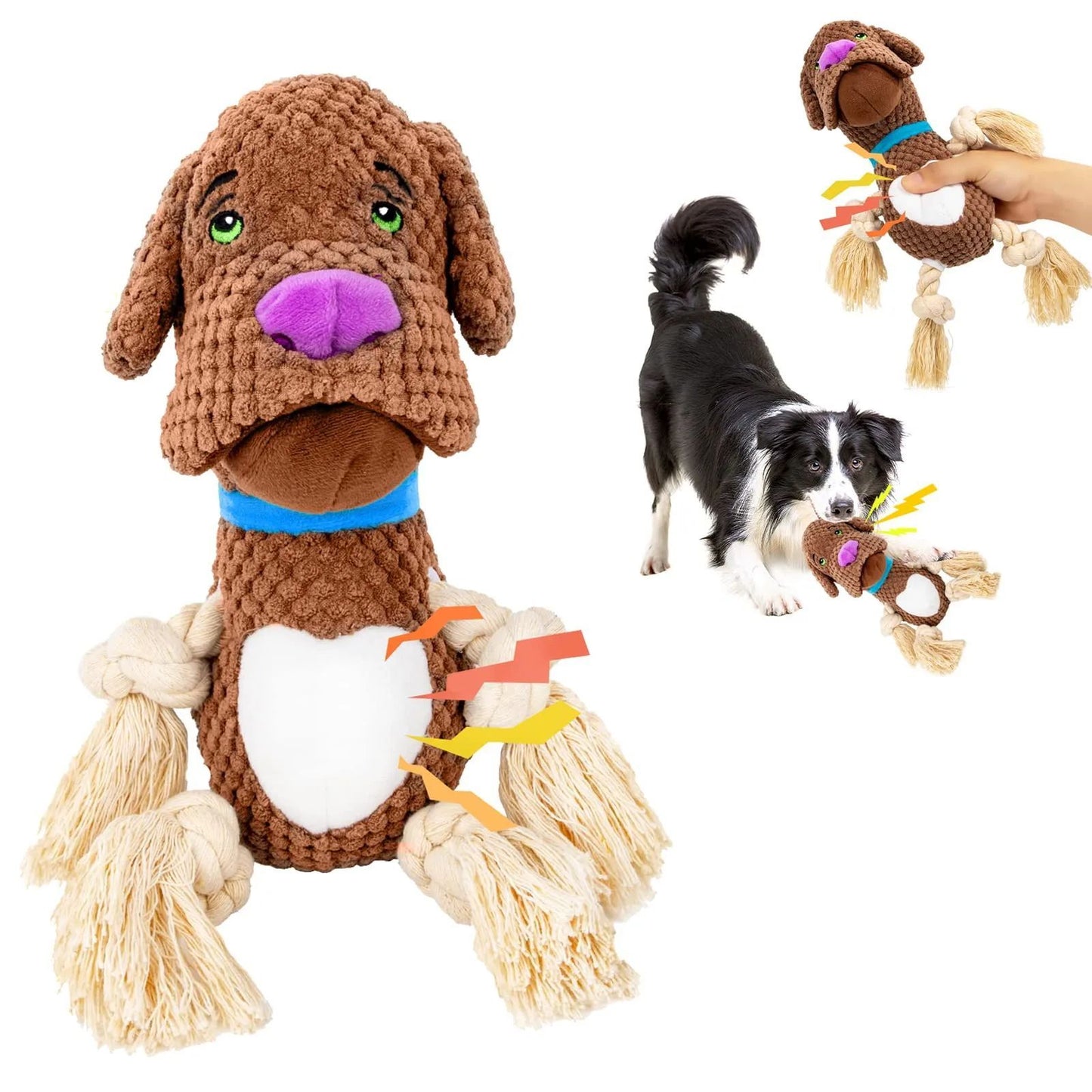 Plush Pup Buddy – Bite-Resistant Dog Toy