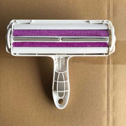 Pet roller sticking device