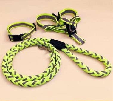Reflective Dog Leash - 3 Piece Set