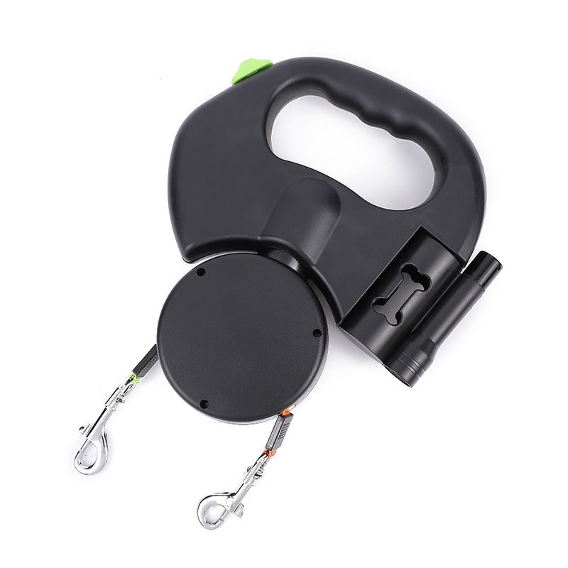 Dual Retractable 360° Twist Leash