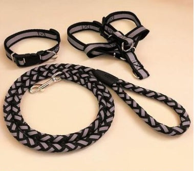 Reflective Dog Leash - 3 Piece Set