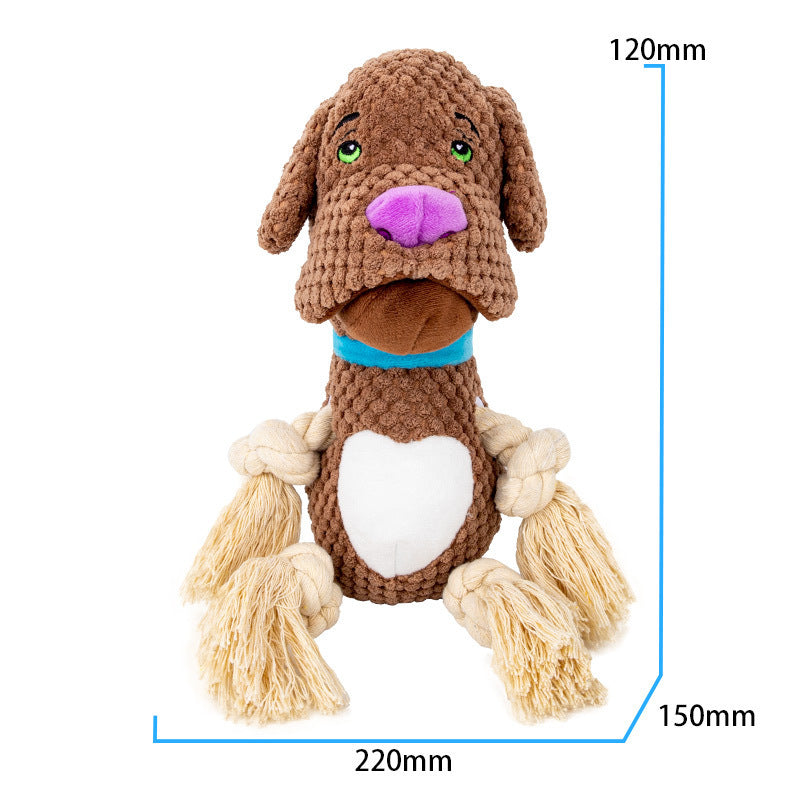 Plush Pup Buddy – Bite-Resistant Dog Toy