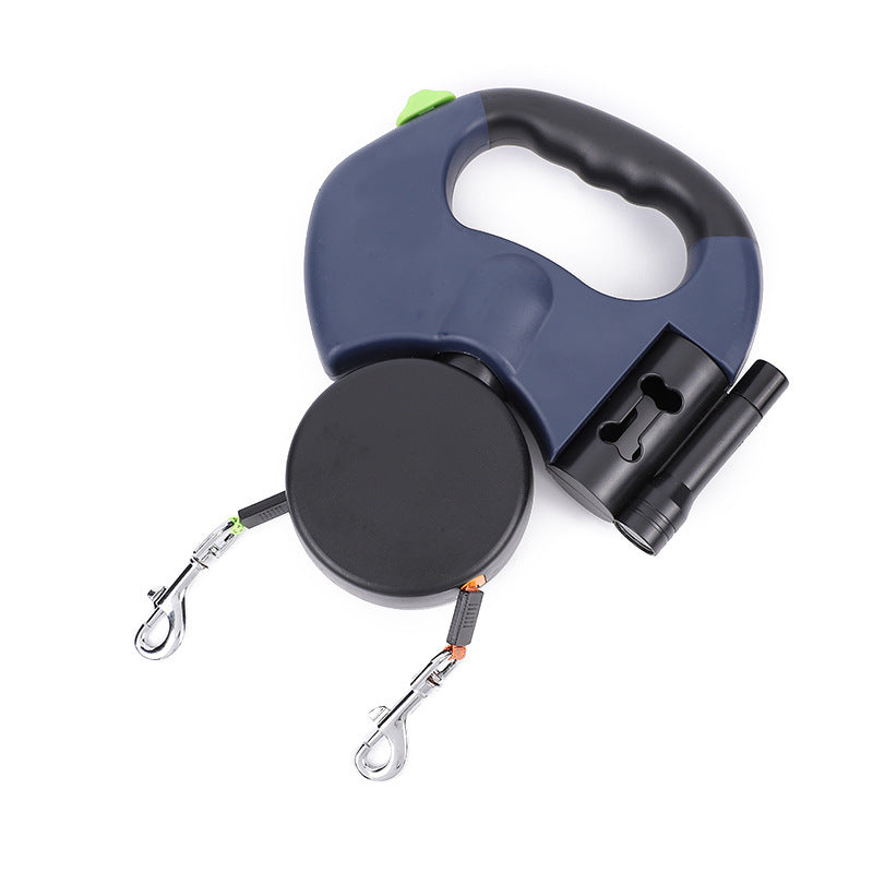 Dual Retractable 360° Twist Leash
