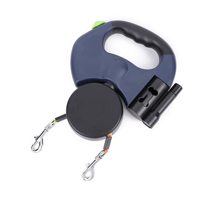 Dual Retractable 360° Twist Leash