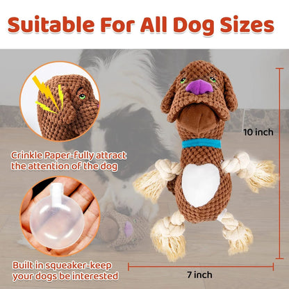 Plush Pup Buddy – Bite-Resistant Dog Toy