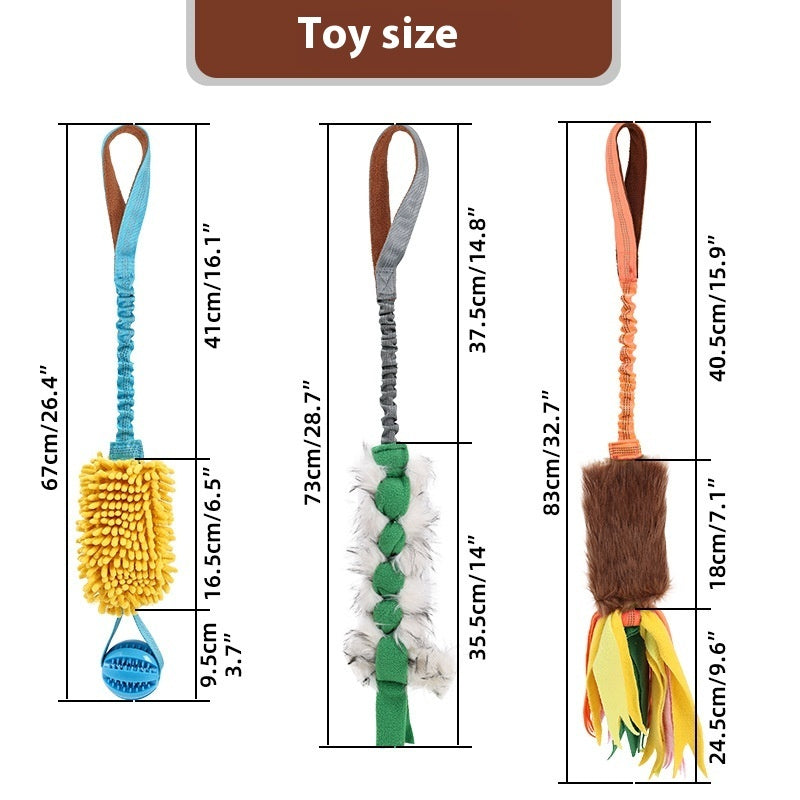 Bite-Resistant Tug-of-war Toy